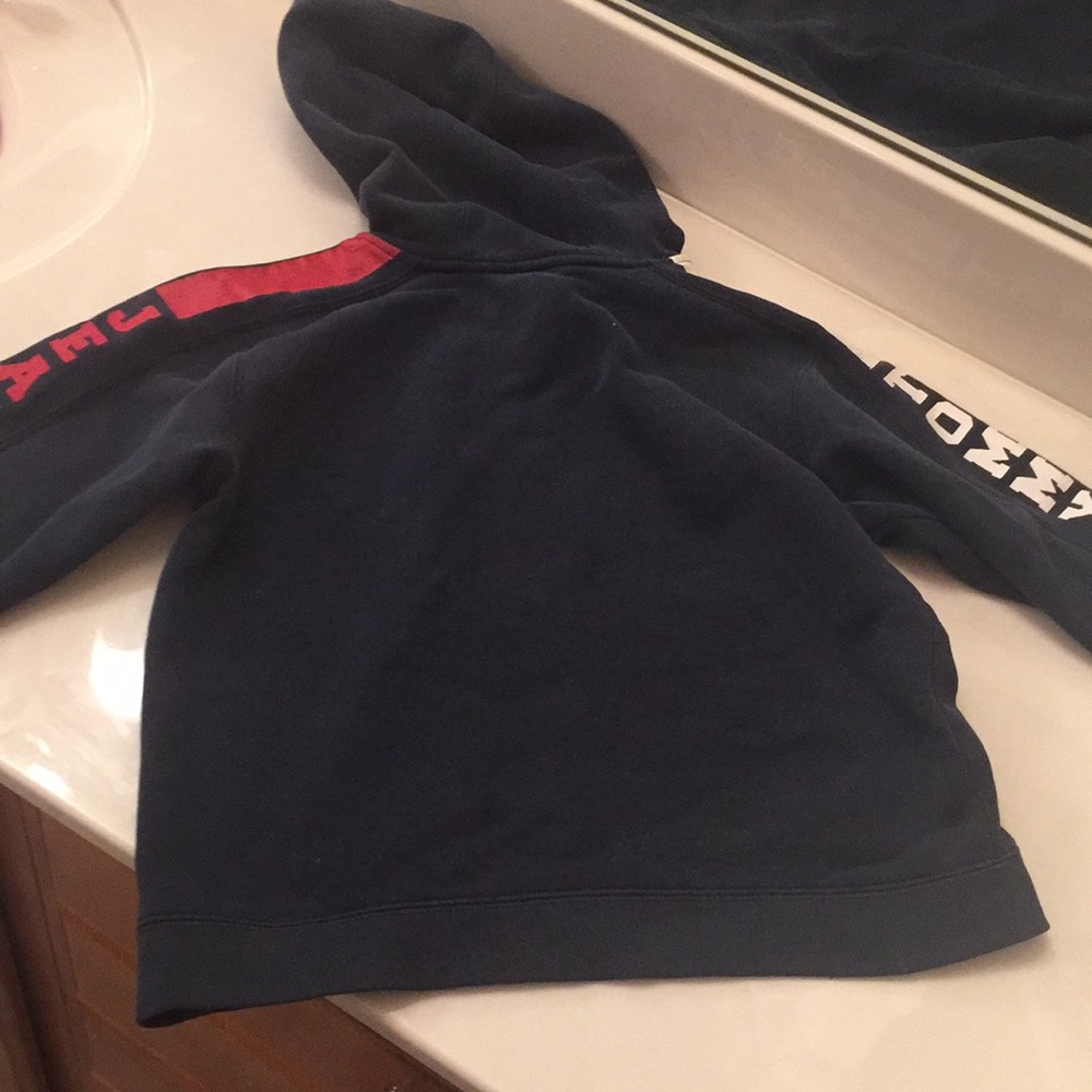 90s Tommy Hilfiger crop hoodie youth Size small - Picture 6 of 8